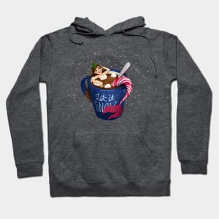 Let it Snow Hot Cocoa Mermaid Hoodie